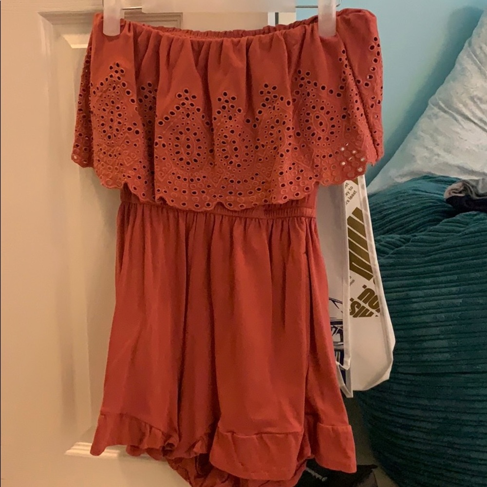 American Eagle Strapless Romper